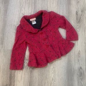 2T Pink Lace Blazer